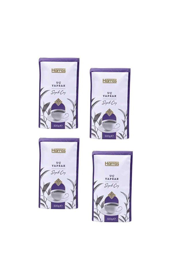Uç Yaprak Black Tea 500 g X 4 Pieces - Special Blend 2 kg Black Tea Set
