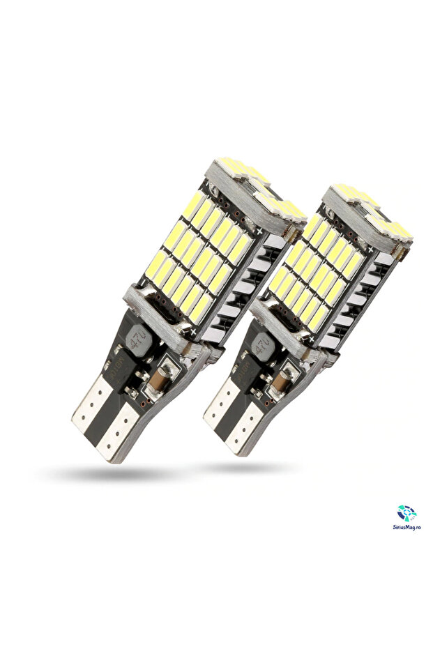 Set 2 Becuri Led Canbus T15 W16W - 2