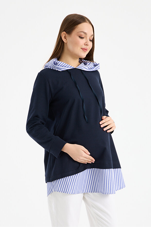 OVERSIZE-HAMİLE ÖRME TUNİK - 1