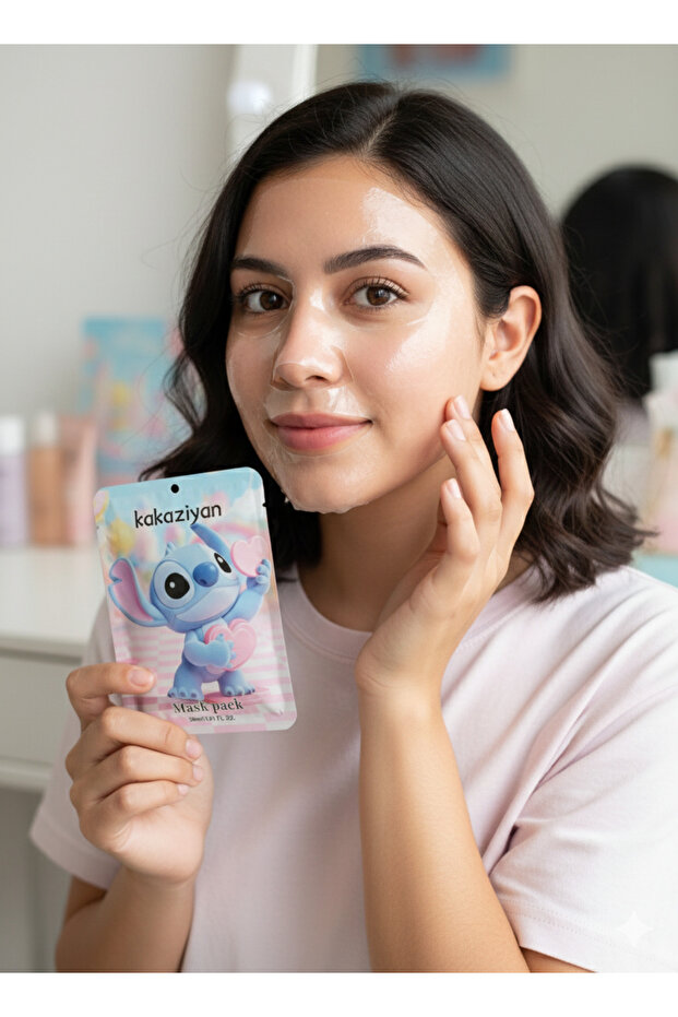 ماسك الوجه ستيتش (Stitch) للترطيب. (قطعتان)