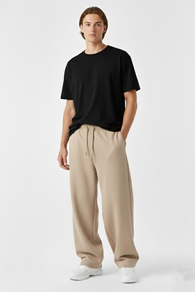 Men's Baggy Oversized 3 Thread Wide Leg Transitional Tracksuit