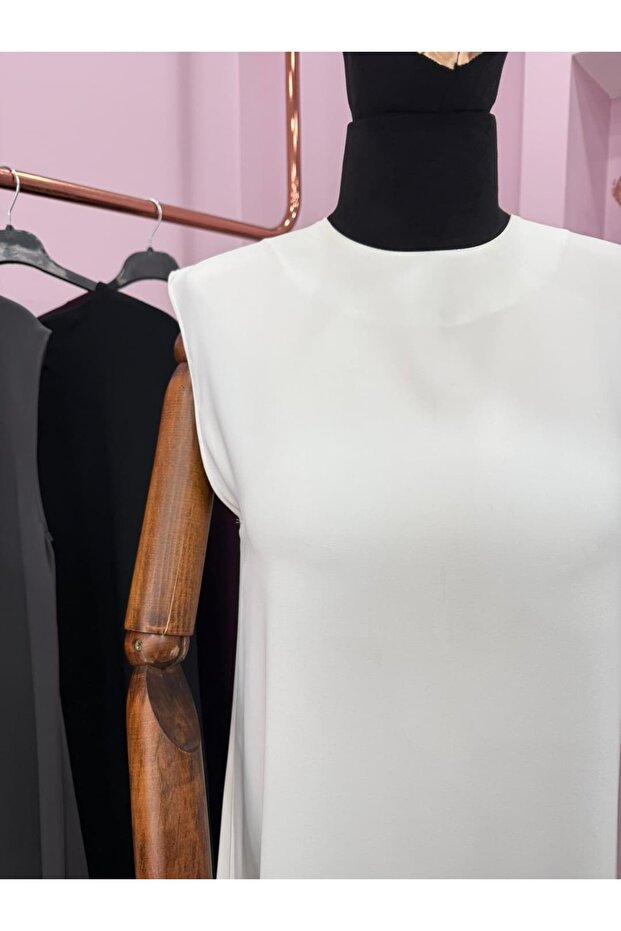 Krep İçlik Elbise - 2