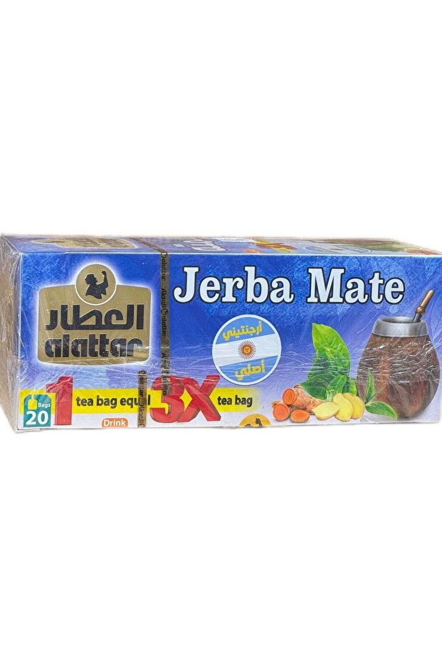 Jerba Mate Herbal Tea – 20 Tea Bags | Natural Energy & Antioxidant-Rich Blend