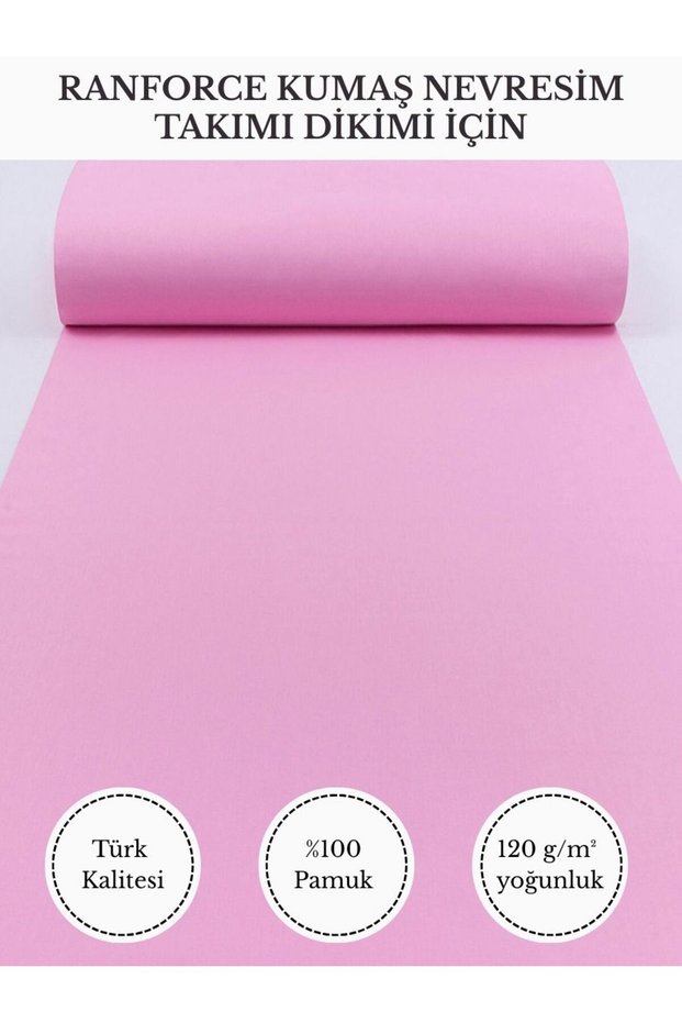 Ranforce Fabric for Quilt Sewing – 100% Cotton, 240 cm × 100 Cm, Plain Dyed V-33