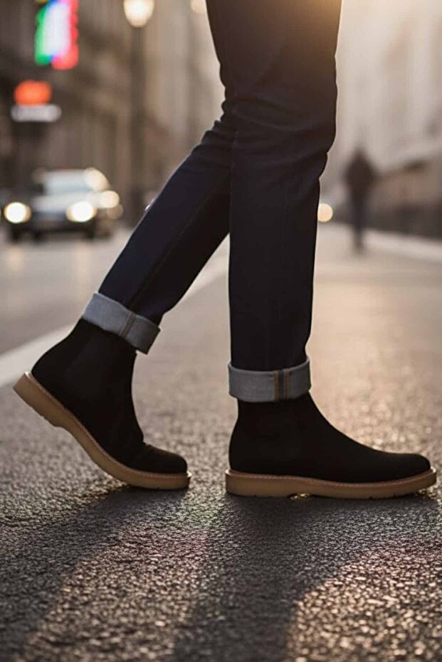 Erkek Deri Bot JST-7 - 5