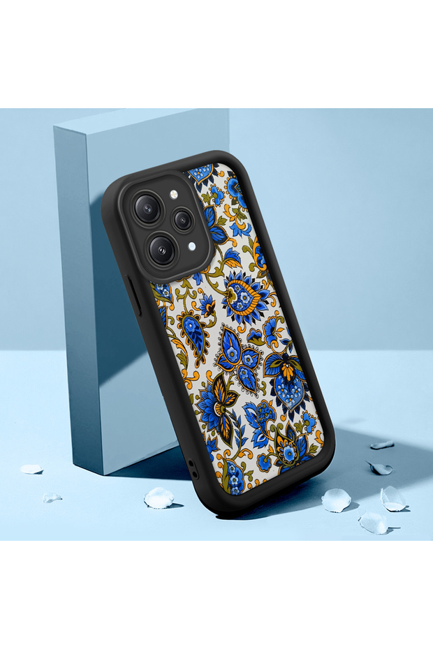 Xiaomi Redmi 12 4g Compatible Soft Silicone Phone Case Anti-Fall Vintage Pattern