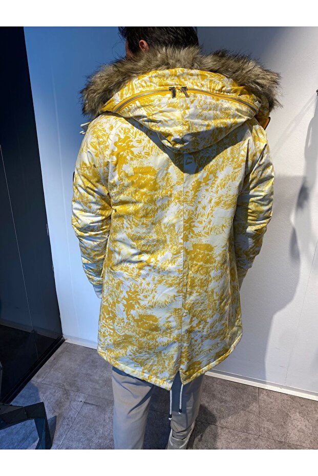 Dağ Desenli Mont - 4