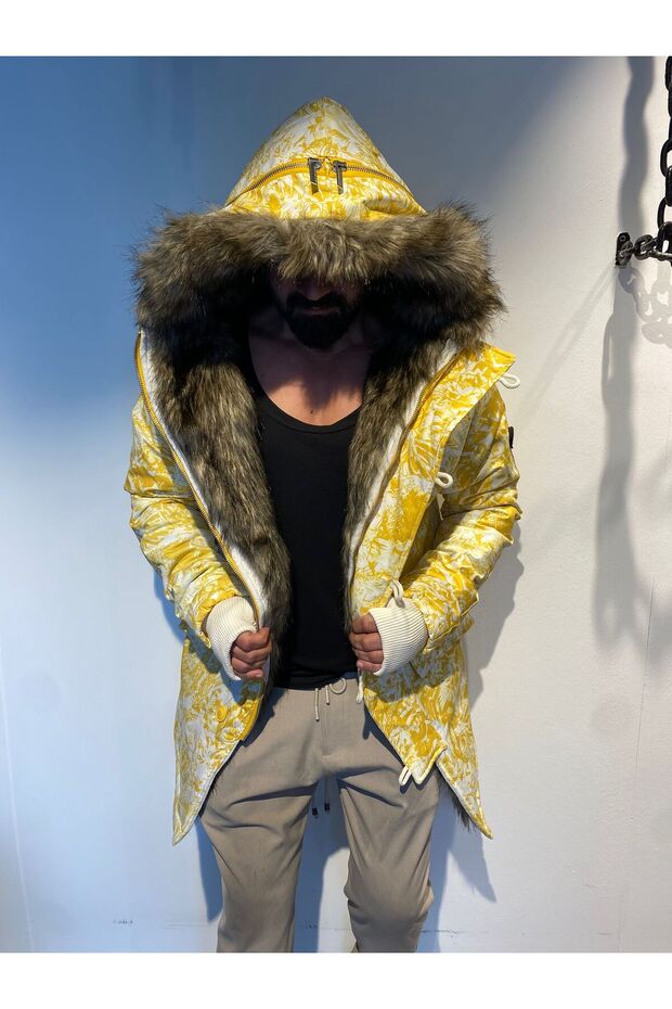 Dağ Desenli Mont - 1