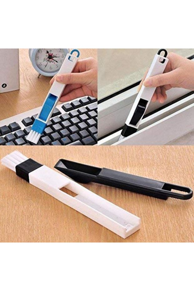 Keyboard and Window Groove Cleaning Brush with Mini Shovel | Narrow Space Detail Cleaning Tool