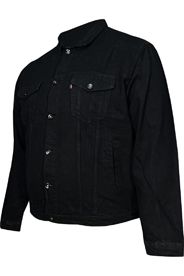 سترة الدنيم كبيرة الحجم - 2