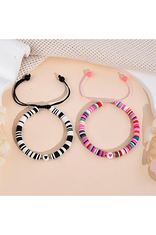 Set 2 bratari parinte-copil, multicolor, model 7 - 4
