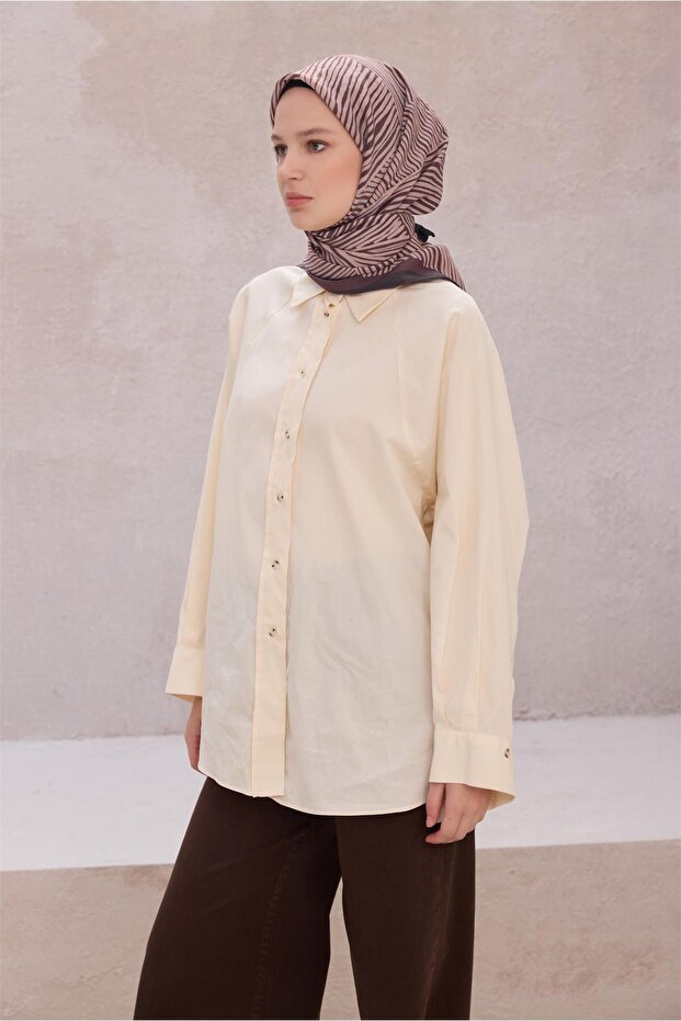 Fresh Striped Pattern Brown Modal Scarf 2102 - 24