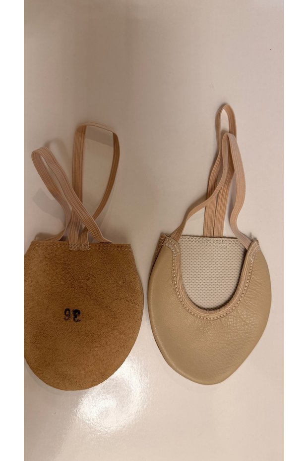 Leather Half Rhythmic Gymnastics Booties