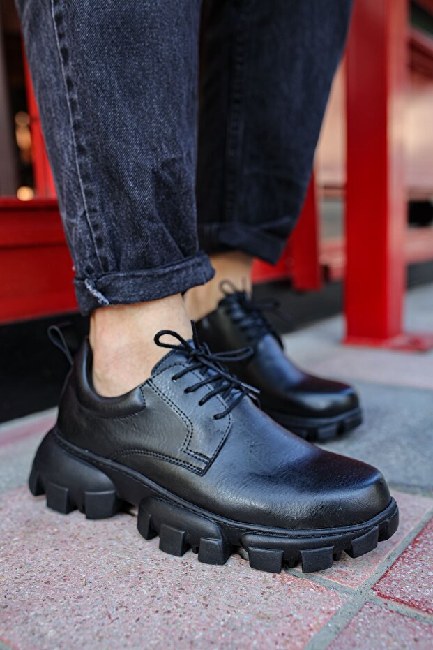 Ch093 Fst Castle Men's Shoes Black