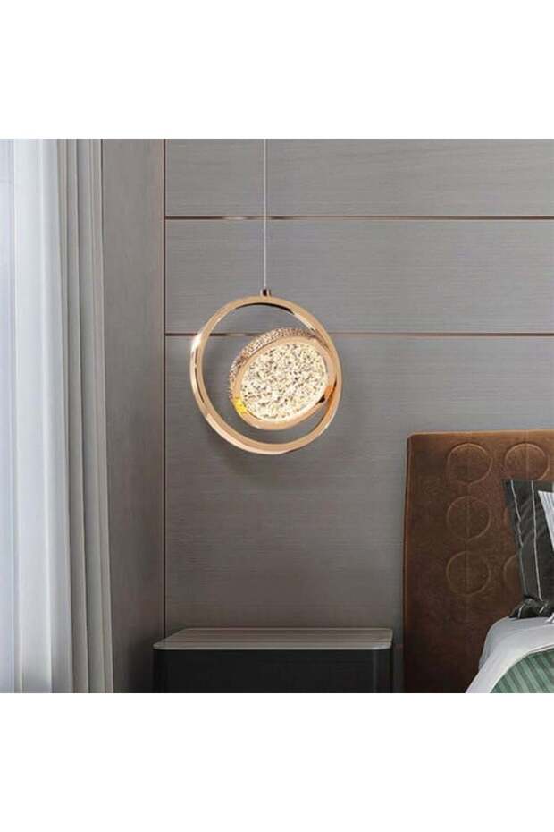 ثريا معلقة عصرية 20 سم، 3 مصابيح LED
