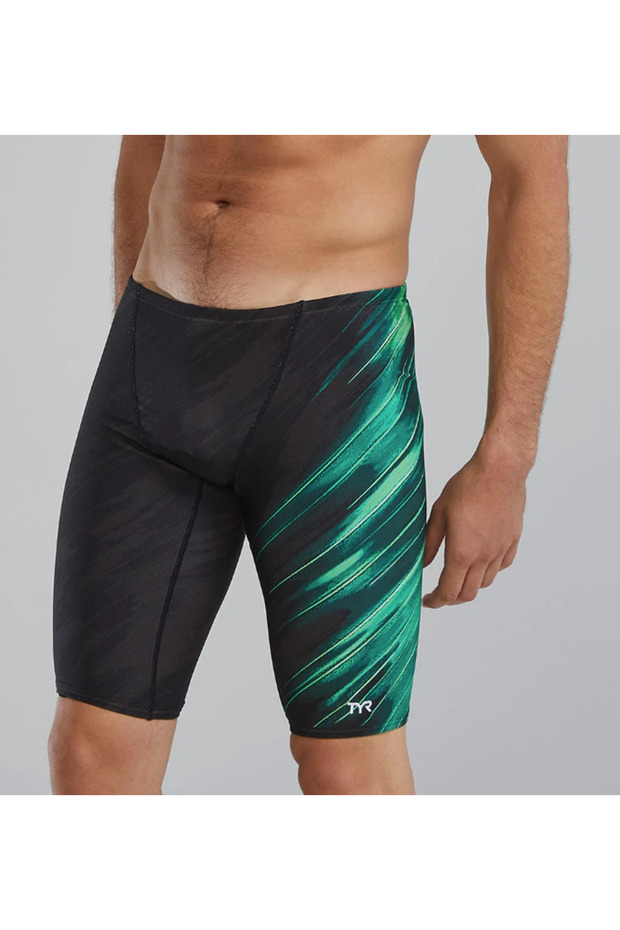 Durafast Elite ®   Men's Swimsuit - Cycloid (Green) - 1