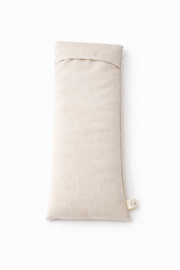 Buckwheat Hull Filled Yoga Neck Pillow – Natural Support