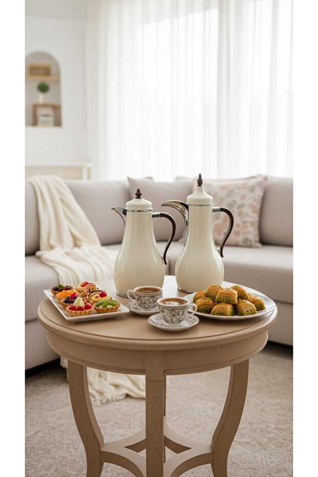 طقم ترامس شاي و قهوة .