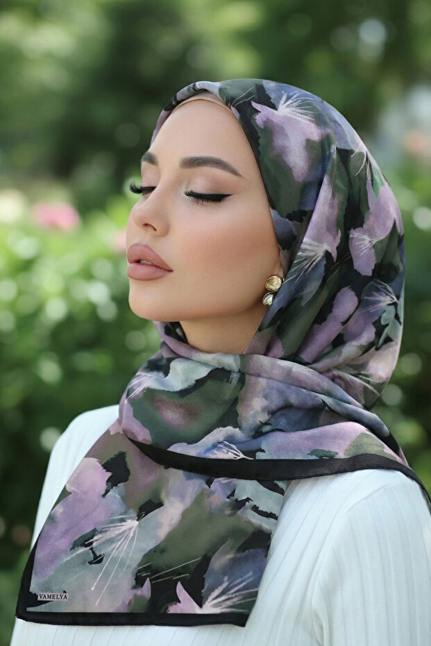 Flora Satin Shawl Italian Signature Series