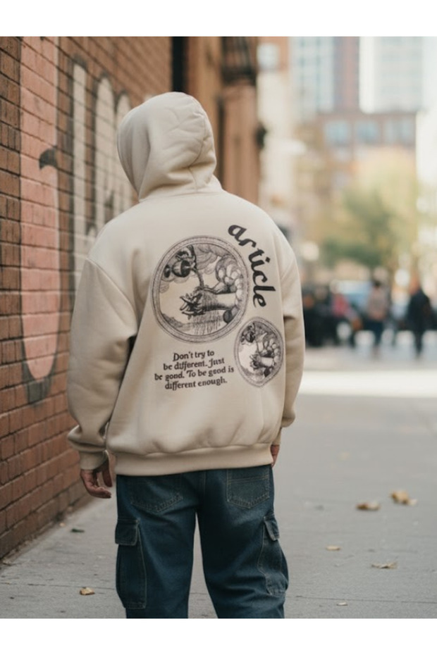 Premium Article Oversize Sweatshirt - 4