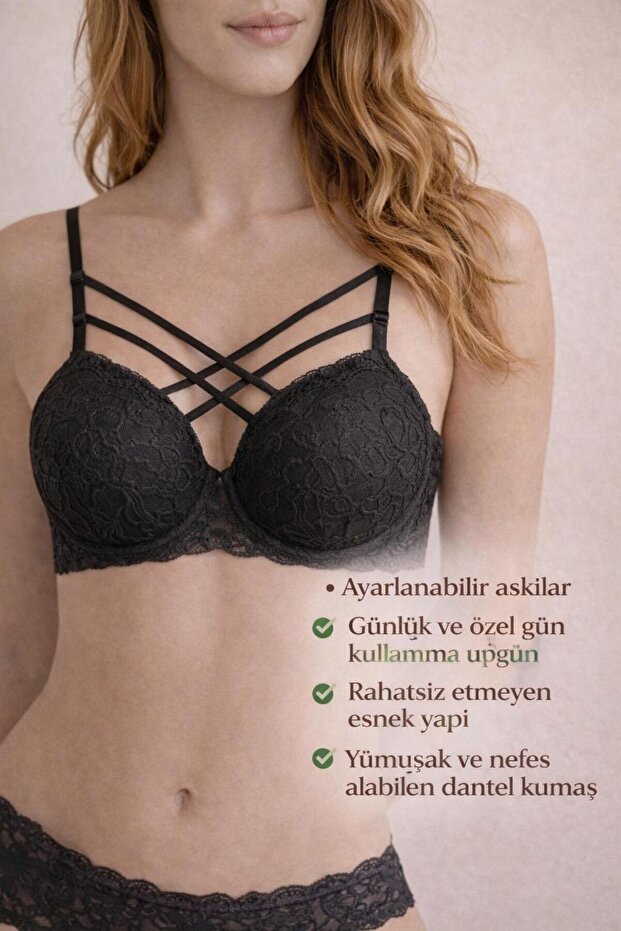 Sütye Çapraz Askılı Desteksiz - 3