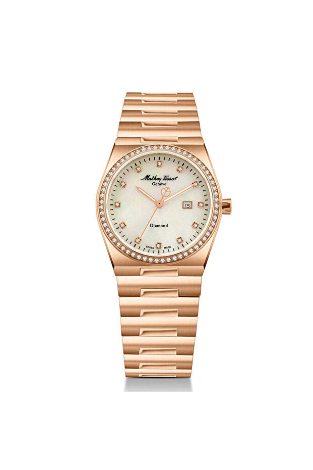 Swiss Made White Dial Analog Watch For Women - D 118 SPI