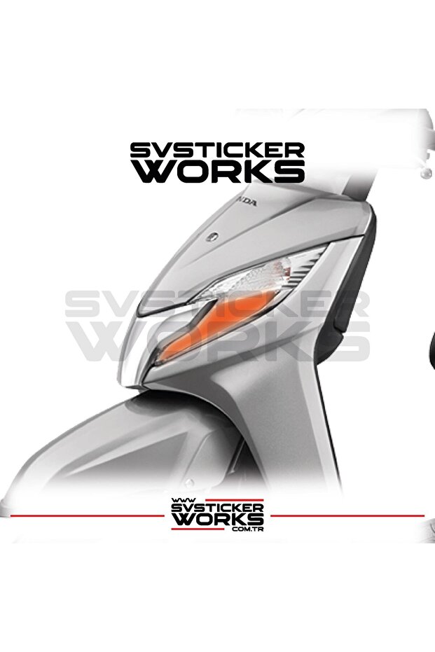 Honda Activa S Headlight Sticker Transparent Film