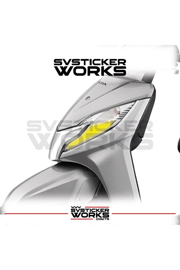Honda Activa S Headlight Sticker Transparent Film