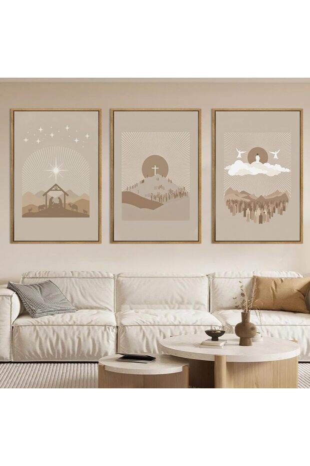 Elegant Abstract Painting Framed Canvas Wall Art Decor 30x40cm