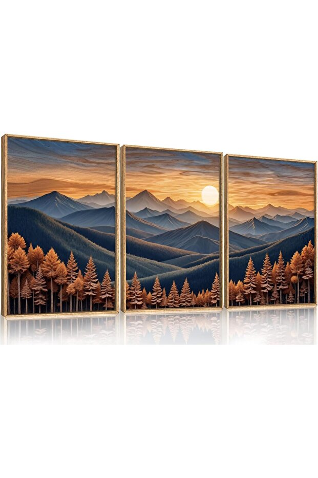 Elegant Abstract Painting Framed Canvas Wall Art Decor 30x40cm
