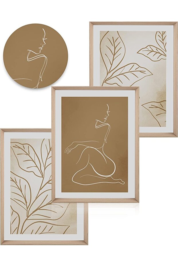 Elegant Abstract Painting Framed Canvas Wall Art Decor 40x60cm