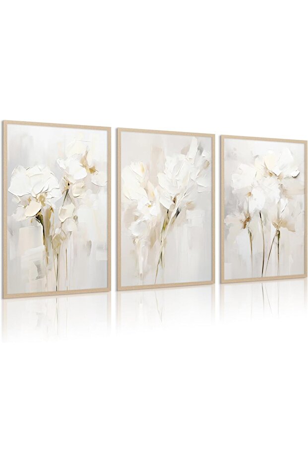 Elegant Abstract Painting Framed Canvas Wall Art Decor 40x60cm