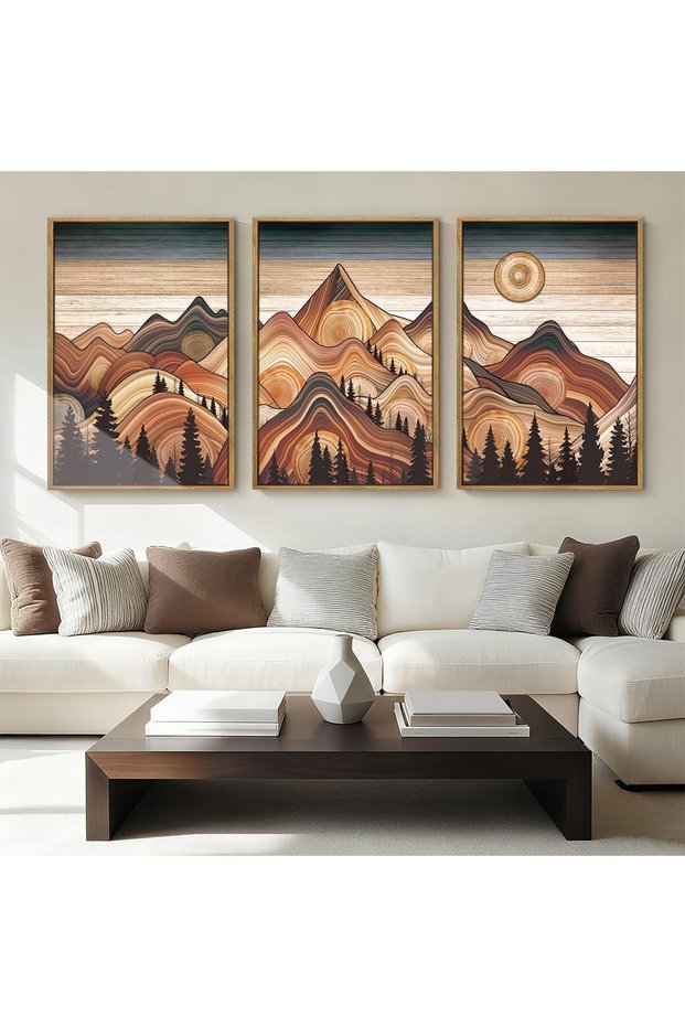 Elegant Abstract Painting Framed Canvas Wall Art Decor 40x60cm