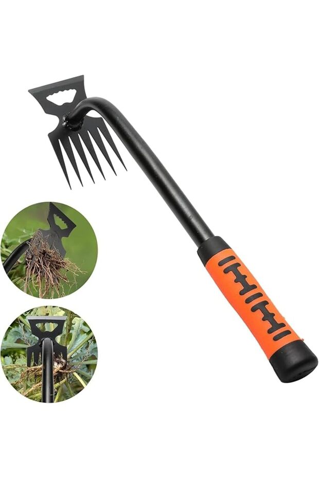 Gardening Hand Weeder Tools, Weeding Artifact Uprooting Weeding Tool, Durable Manganese Stee