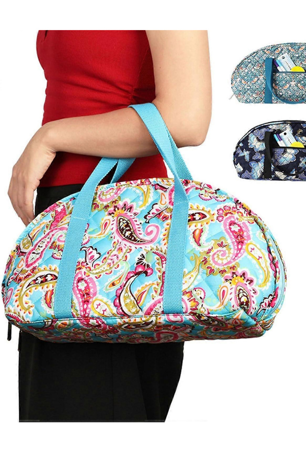 حقيبة محبوكة (أصلية) بنمط مرقع - 3