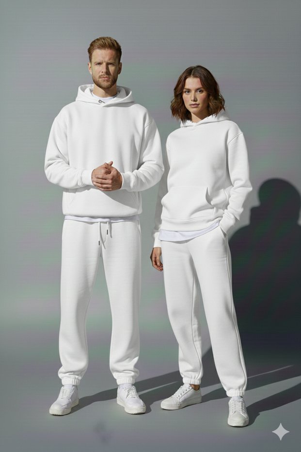 Winter Lover Couple Combination, Men's and Women's Bottom Top Set Men/Women 2-Piece