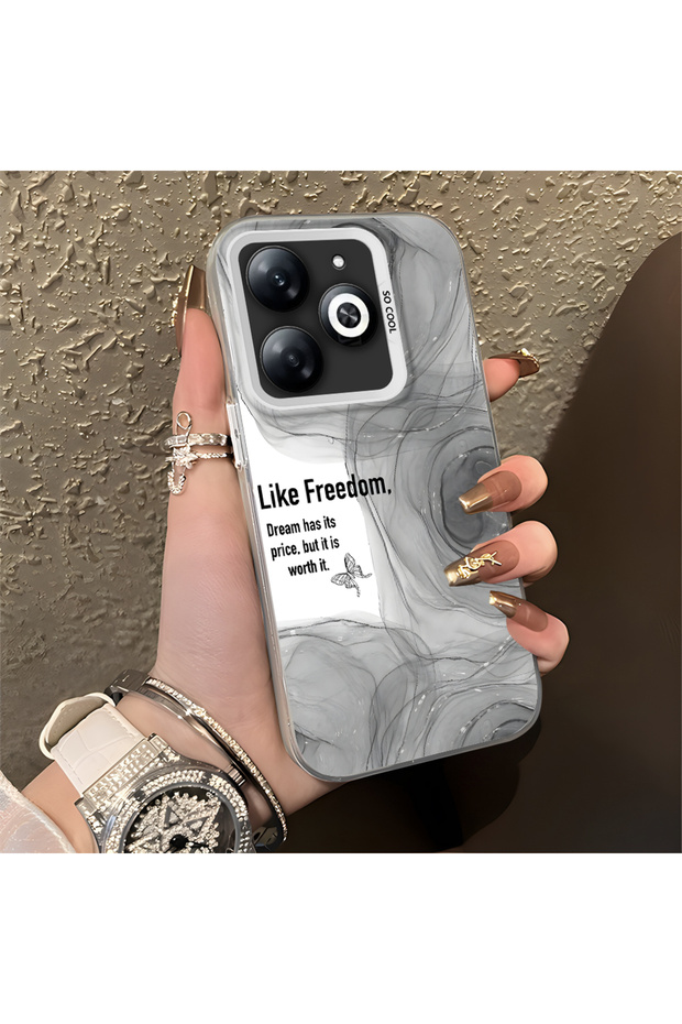 حافظة واقية بنمط إبداعي من السيليكون المتوافق مع هاتف Tecno Spark 20C - 4