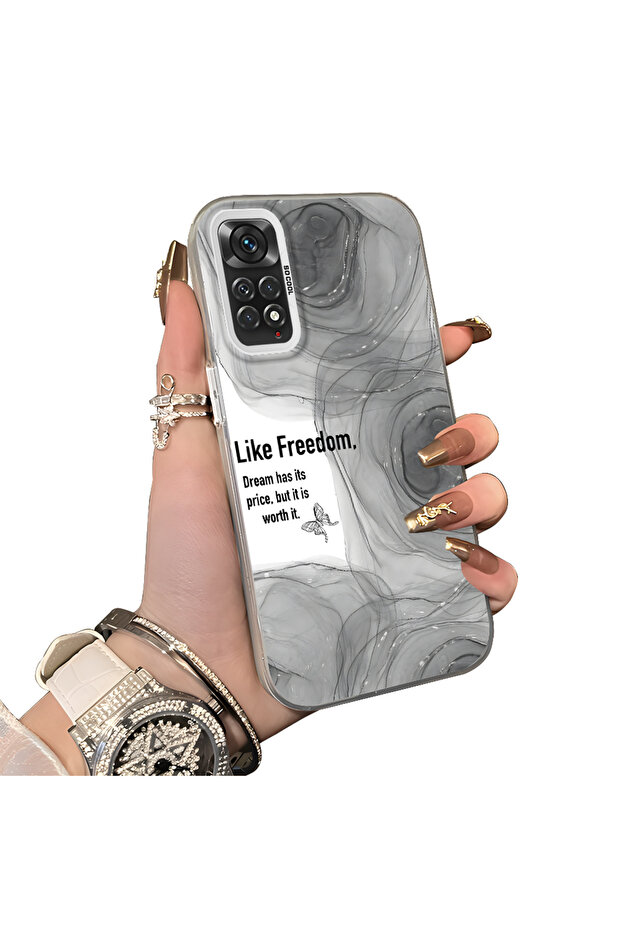 حافظة حماية بنمط إبداعي من السيليكون المتوافق مع هاتف Xiaomi Redmi Note 11 - 1