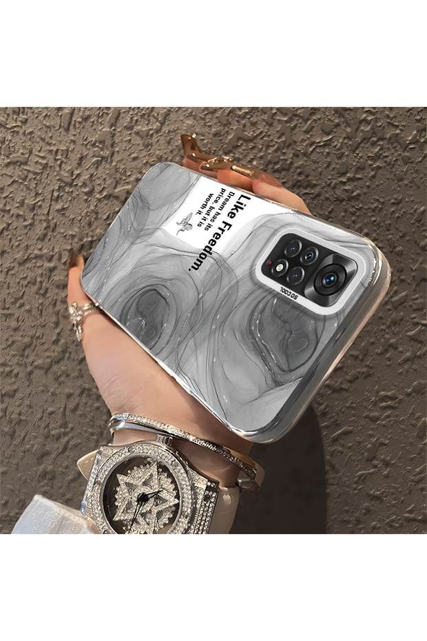 حافظة حماية بنمط إبداعي من السيليكون المتوافق مع هاتف Xiaomi Redmi Note 11 - 4