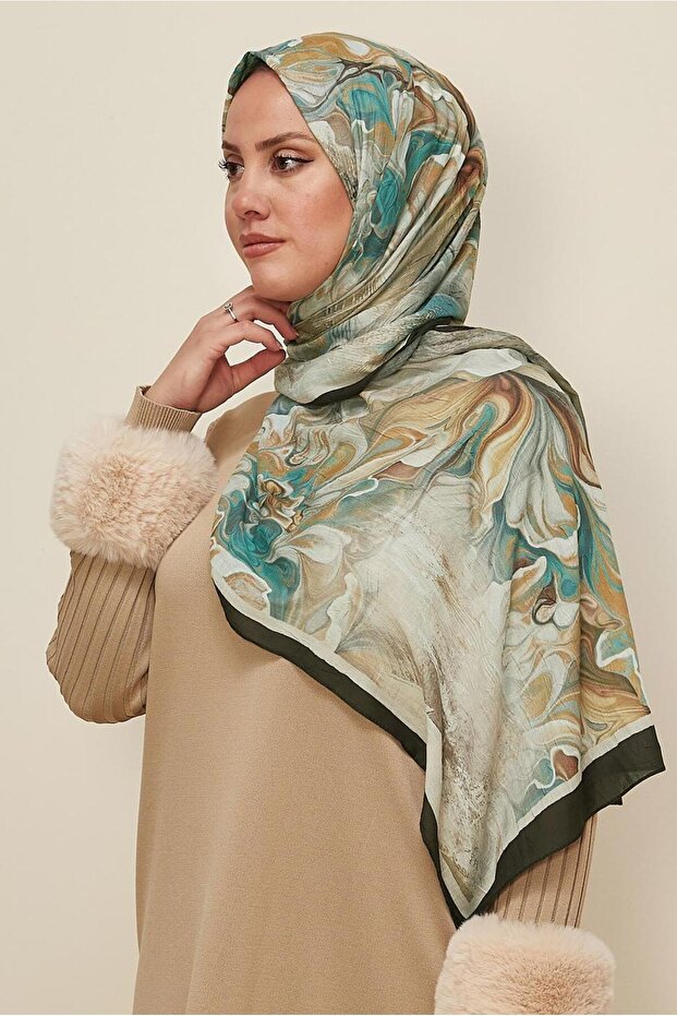 شال كراش منقوش 3592