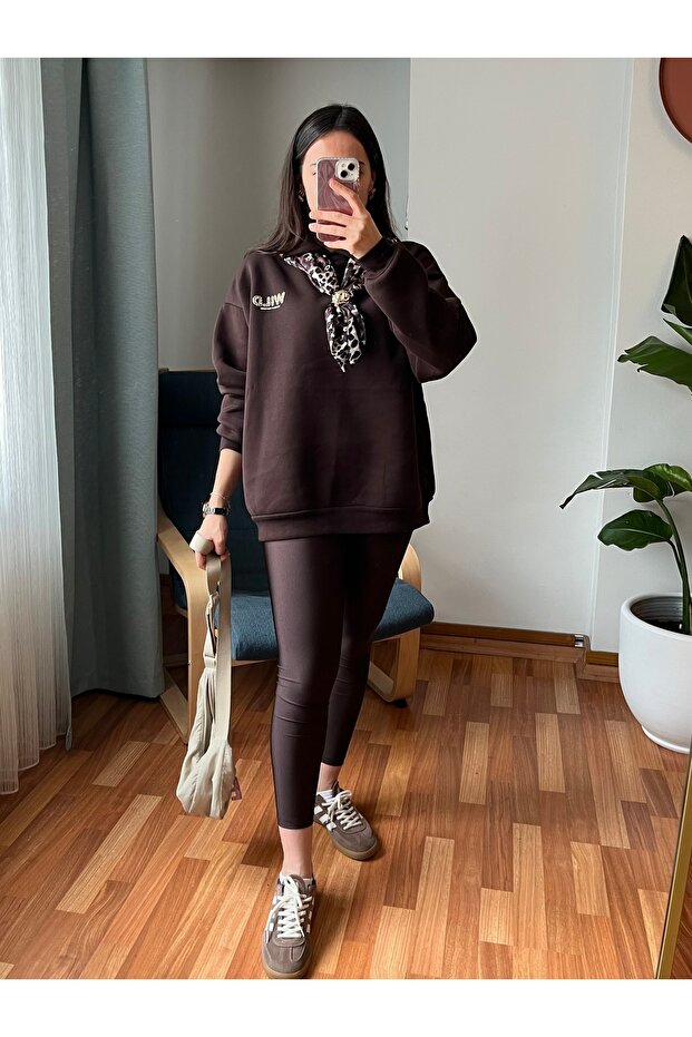 EŞARP DETAY SWEAT - 3