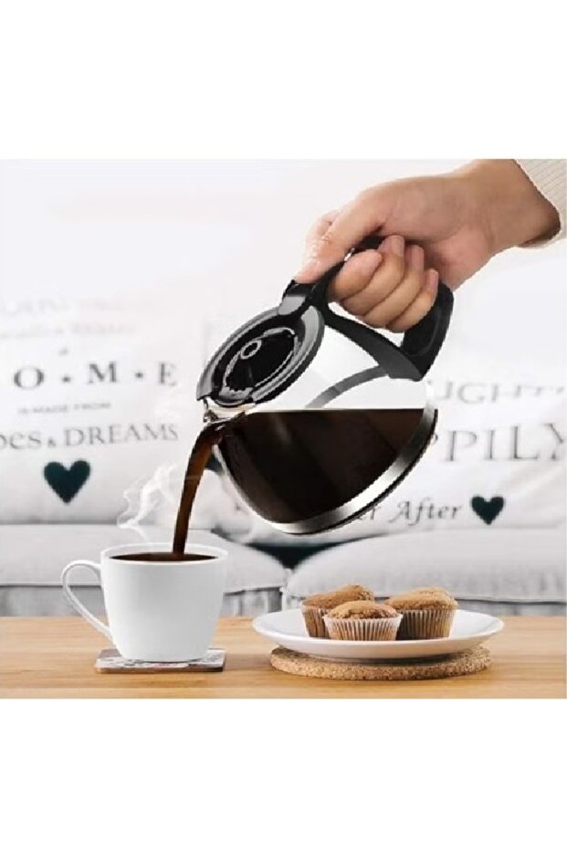 إبريق ماكينة صنع القهوة سعة 1200 مل - 3