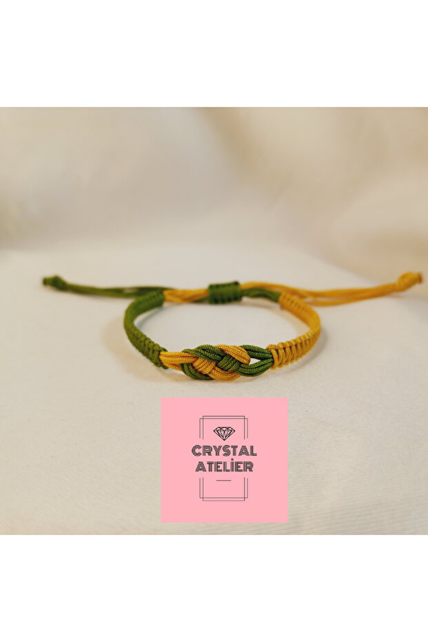 Infinity Figured Macrame Bracelet – Unisex Adjustable Handmade Friendship Love Infinity Bracelet