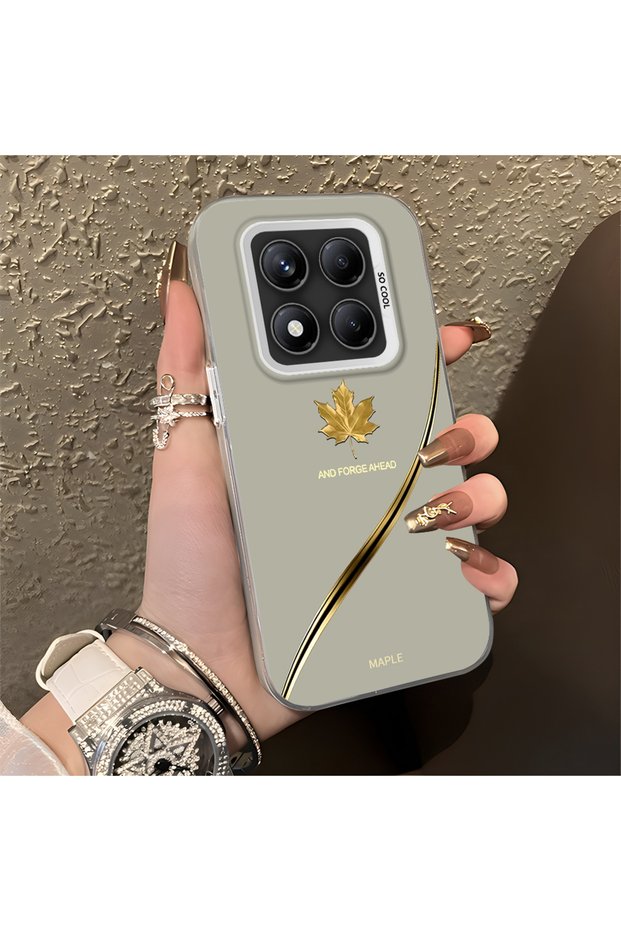 Case Compatible with Xiaomi Redmi Note 14 Pro 5g Hard Shell Anti Fall Phone Case Apple Pattern
