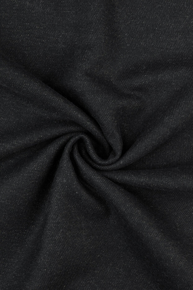 Siyah Çift Taraflı Atkı - 4