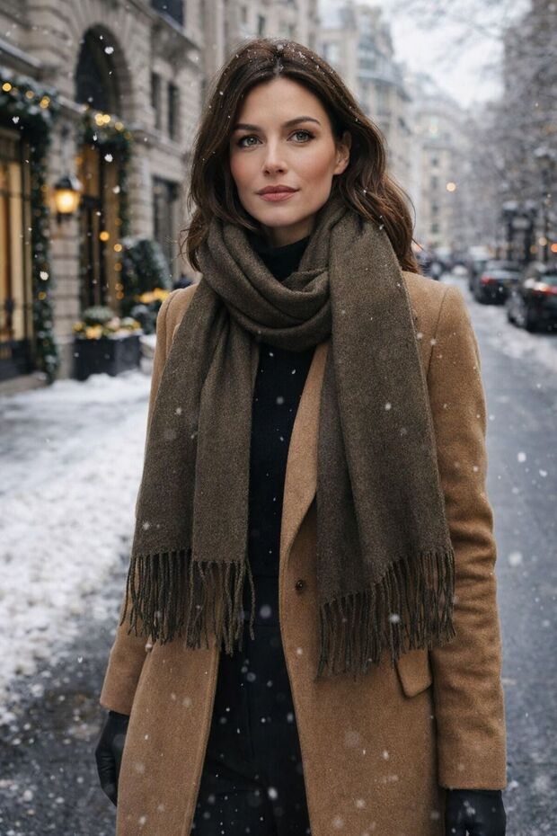 Lagranzé Women's Signature Cashmere t Shawl