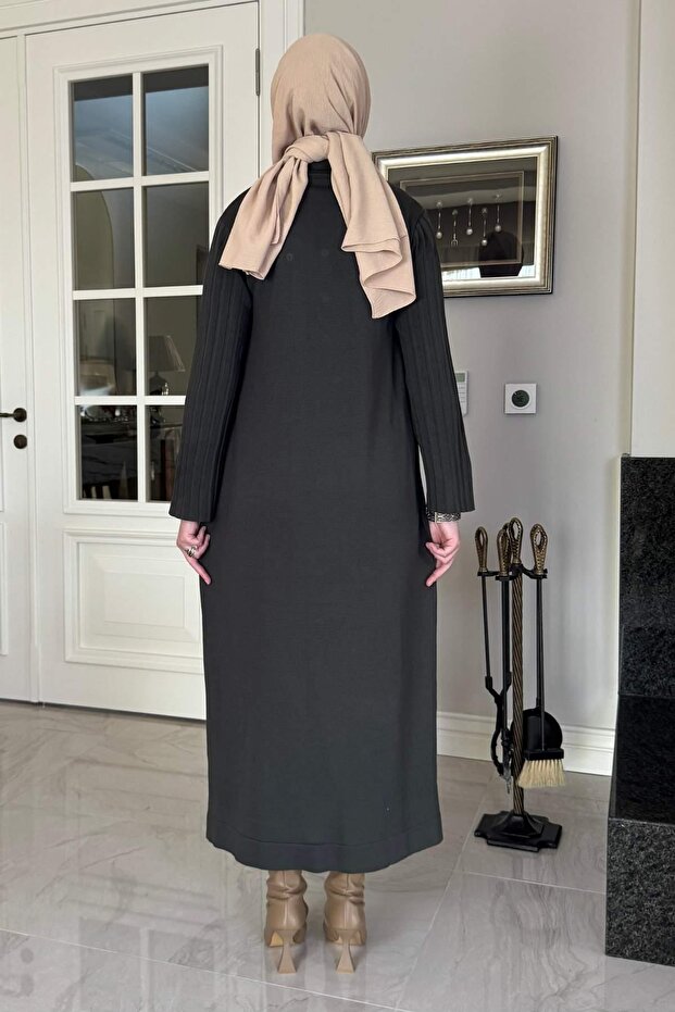 Beste Triko Elbise Haki - 5