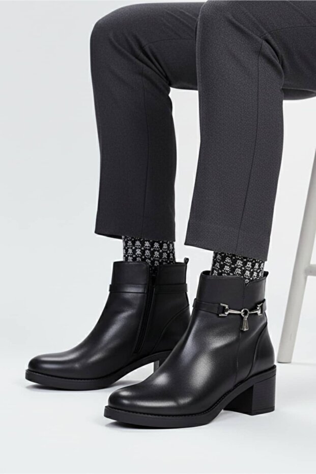 Femi 10112 Kadın Deri Bot - 1