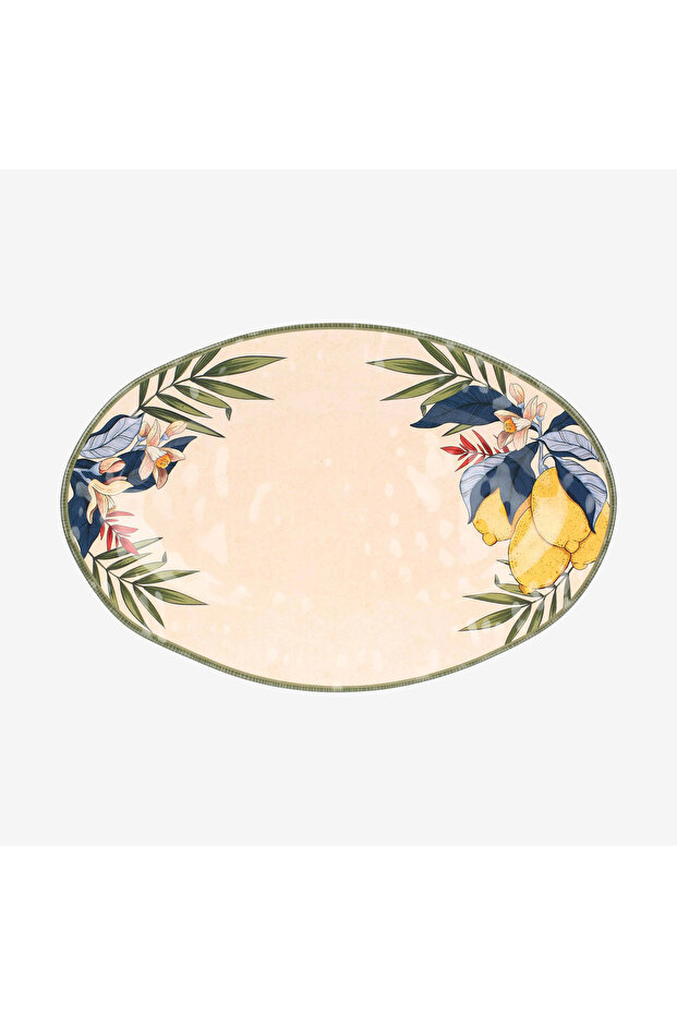 Limu Beige Melamine Tray 45 cm