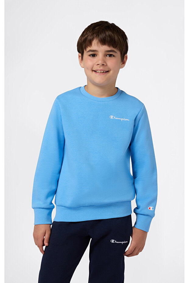 Crewneck Sweatshirt Kids Blue Sweatshirt - 307315-Bs204